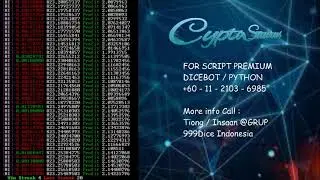 LIVE STREAMING - PYTHON 999DICE - SLOW BETSET - MAKE PROFIT !