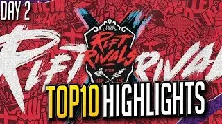 Top 10 Highlights | Rift Rivals | LCK x LPL x LMS | Day 2