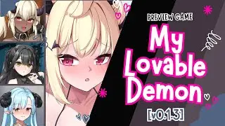 PREVIEW GAME ANDROID GAME My Lovable Demon [v0.1.3] GAMEPLAY #animated #games #simulation 