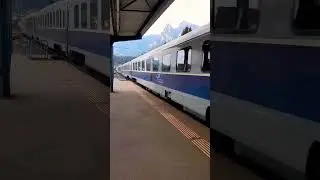 Day train at Bușteni-Romania station