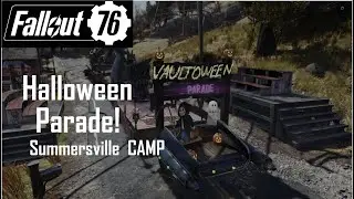 Fallout 76 CAMP Tutorial &ndash; Build a Halloween Parade & Vendor Bazaar 🎃