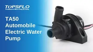 TOPSFLO Electric Auto Circulation Pump TA50/12V 24V DC Brushless Micro Water Pump Manufacturer