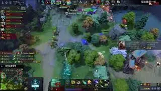 DOTA2 ESL One Genting Newbee vs VG G02：teamfight moments 02