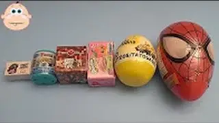 Best of Surprise Eggs Learn Sizes! Opening Eggs with Toys, Candy and Fun!!