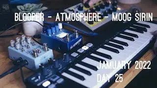 Jamuary 2022 - Day 25 - Ambient Moog Sirin Looping - Dr. Scientist Atmosphere - Chase Bliss Blooper