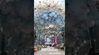 Fairy tale Birthday decoration || Butterfly themed birthday decor