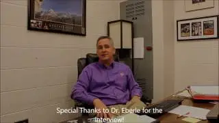 Faculty Profile: Dr. William Eberle