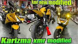 karizma xmr Modified | karizma xmr 210 modifications | xmr radiator grill | Xmt 210 modification