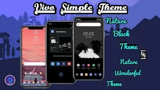 New Theme Itz - Vivo Simple Theme Nature Black | Nature Wonderful Theme