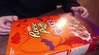 ASMR *Fast Tapping* on Halloween Themed Cereal Box 🦇