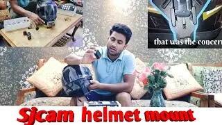 Sjcam chin mount problem solved #sjcamlegend #chinmount #problemsolved
