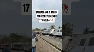 MENGENANG TRAGEDI KALIMENUR KECELAKAAN KERETA ARGO WILIS DENGAN ARGO SEMERU #keretaapi #train #rail