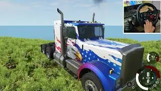 Jumping Different Cars From A Cliff, Beamng, Realistic Crash, Fun Stuff, Logitech G29