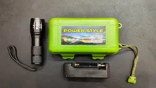 LED torch light unboxing | 5 modes zoom rechargeable torch light