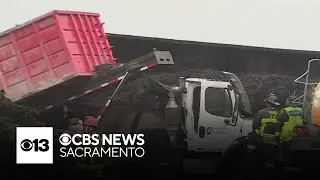 1 dead after incident involving dump trucks at the Yolo County landfill