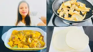 Goan Traditional Breakfast | Prawns Masala with Potato|Homemade Bread Crumbs |#goanvlogger #konkani