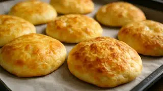 Soft & Fluffy Cottage Cheese Buns | No Knead, Just Mix & Bake
