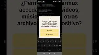 Como ejecutar comando termux-setup-storag y dar permiso de almacenamiento compartido a sdcard