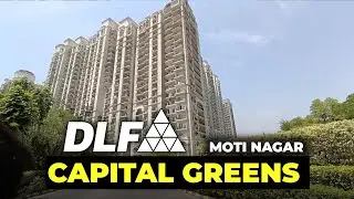 DLF CAPITAL GREENS|| 3 BHK|| Corner Flat || Park Facing|| Moti Nagar|| Delhi flats for sale
