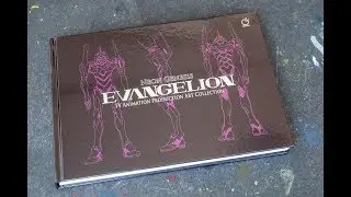 (book flip) Neon Genesis Evangelion: TV Animation Production Art Collection