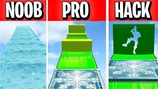 NOOB vs PRO vs HACKER Slide Deathrun... (Fortnite Creative)