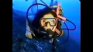 Scuba Diving scenes from old home movies 1990s