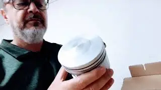 Parou a fabrica&ccedil;&atilde;o? N&atilde;o, pist&atilde;o do Opala 4.1 6cc 0,50 &aacute;lcool canaleta grossa, Metal Leve.