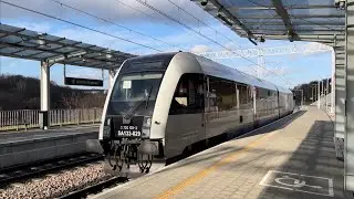 Rycząca Pesa SA133-029 Polregio odgłosy na zewnątrz i wewnątrz pojazdu Pomorska Kolej Metropolitalna
