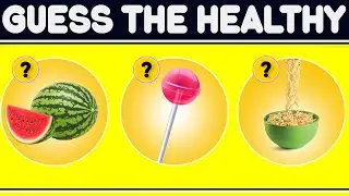 Healthy vs Unhealthy Food | Kids Quiz 🍎🍟 | Learn Healthy Eating