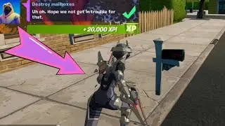 Destroy mailboxes | BEST LOCATION | Doggo's Epic Quest | Fortnite Season 5 Chapter 2