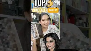 Top 3 concealer palettes #concealers #makeuptutorial