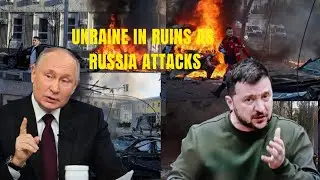 Ukraine in ruins as Russia Attacks  #UkraineUnderAttack#UkraineCrisis#RussiaUkraineConflict