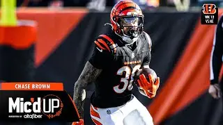 Chase Brown Mic'd Up vs New England Patriots Week 12 | 2025 Mic'd Up