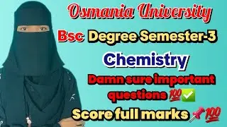 Самые важные вопросы по химии за 3 семестр 💯 | Оценка 