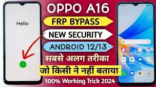 Oppo A16 FRP Bypass | fix YouTube update working | (CPH2269) Google Account Bypass Without Pc