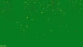 Green Screen Yellow Leaves