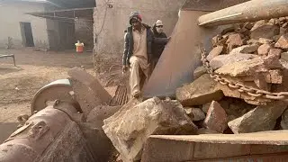Big Rock Jaw Crusher Crushing Stone | Satisfying ASMR Quarry Sounds #stone crusher #jawcrusher 