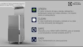 Lavavajillas de capota Electrolux green&clean