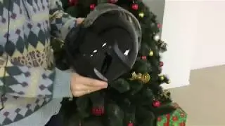 Шлем открытый OF512 Solid L - ЧЕРНЫЙ глянец