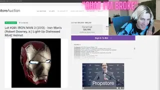 xQc says he can't afford a $30K Iron Man Helmet