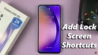 How To Add Lock Screen Shortcuts On Samsung Galaxy A54 5G