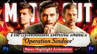 Create STUNNING Match Cut News Animations like Nitish Rajput in just 10 Minutes | Bijoy Dey