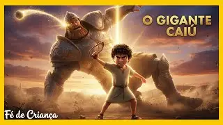 O Gigante Caiu 🙏 Música Infantil Evangélica de Davi e Golias | Histórias da Bíblia para Crianças
