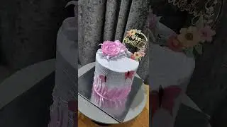 #Tall #shimmer cake design