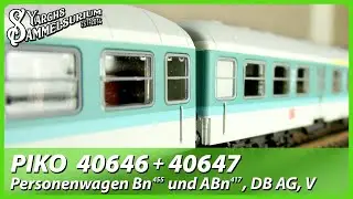 🚊 Vorstellung Nahverkehrswagen Bn und ABn, Epoche V der DB AG - PIKO 40646 + 40647 - MoBa Spur N