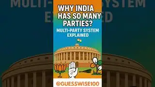 INDIAN POLITY II POLITICAL PARTIES II MULTI PARTY SYSTEM EXPLAINED