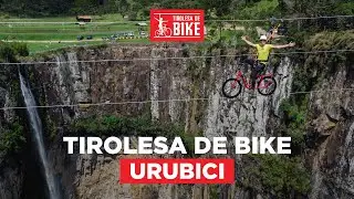 A Tirolesa de Bike de Urubici - Cascata do Avencal