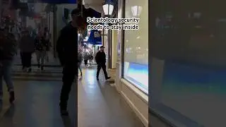 ВЕРНИТЕСЬ ВНУТРЬ: Напоминаю саентологам, что им НЕЛЬЗЯ выходить наружу, когда я рядом #scientology