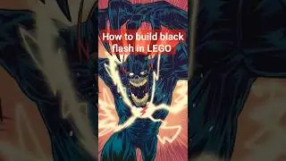 how to build Black flash in LEGO #lego #dccomics #shorts