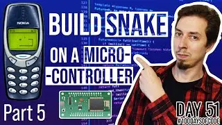Build Snake on a Microcontroller - Part 5: Food - Day 51 of #100DaysOfCode in IoT